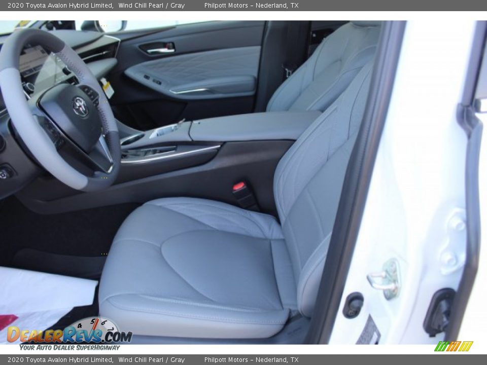 2020 Toyota Avalon Hybrid Limited Wind Chill Pearl / Gray Photo #10