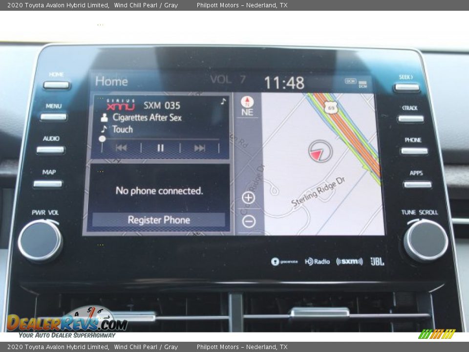 2020 Toyota Avalon Hybrid Limited Wind Chill Pearl / Gray Photo #16