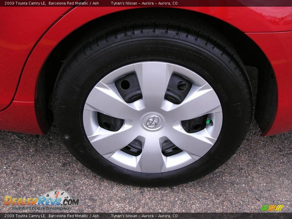 2009 Toyota Camry LE Barcelona Red Metallic / Ash Photo #17
