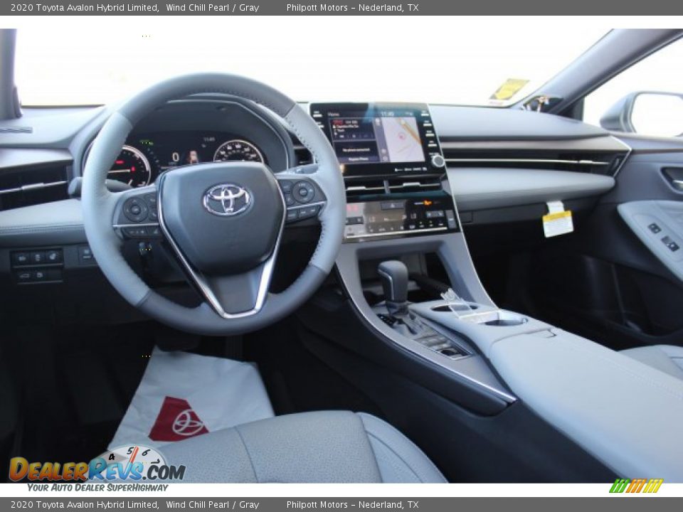 2020 Toyota Avalon Hybrid Limited Wind Chill Pearl / Gray Photo #22