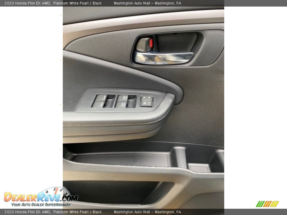 2020 Honda Pilot EX AWD Platinum White Pearl / Black Photo #11