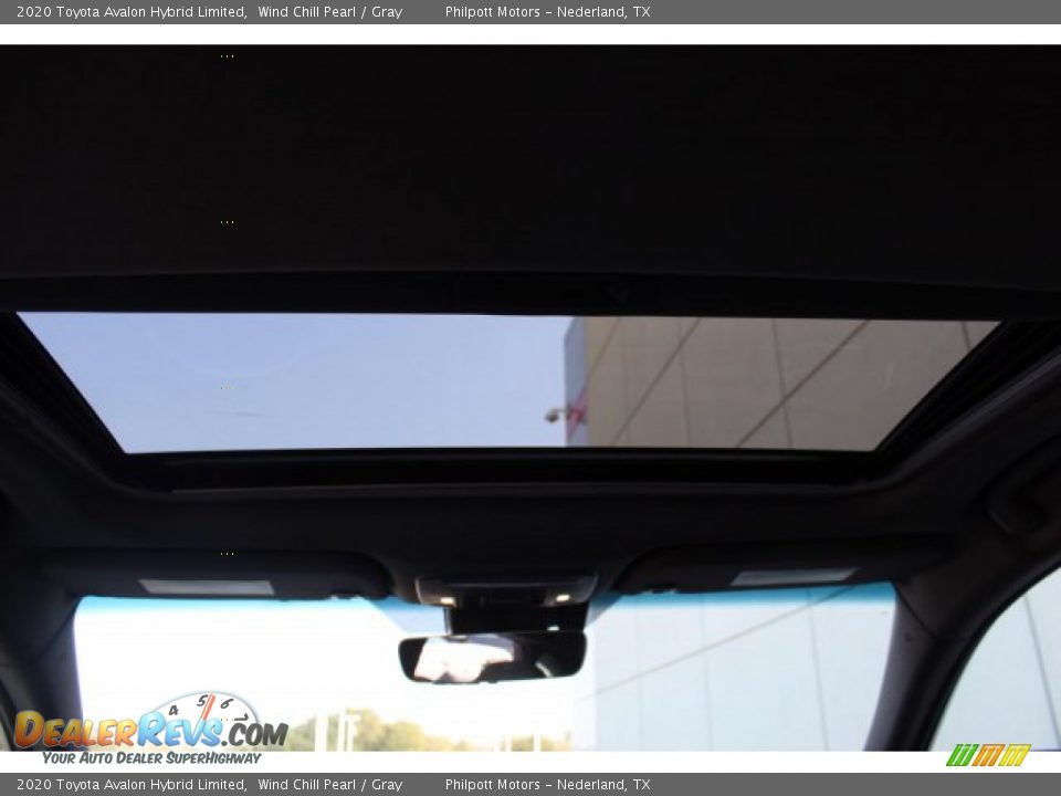 2020 Toyota Avalon Hybrid Limited Wind Chill Pearl / Gray Photo #24