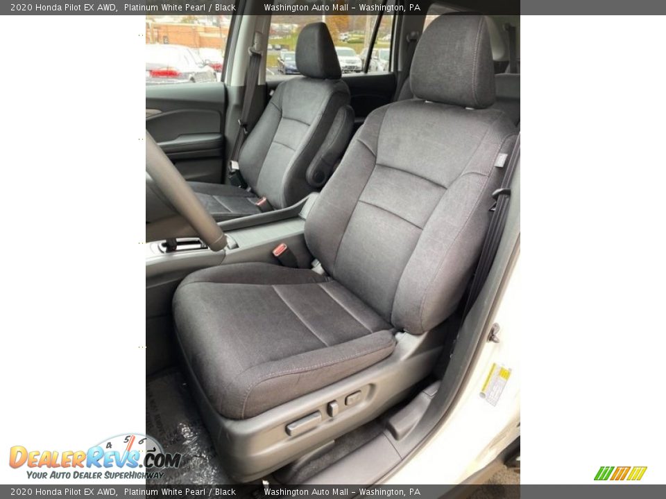 2020 Honda Pilot EX AWD Platinum White Pearl / Black Photo #14