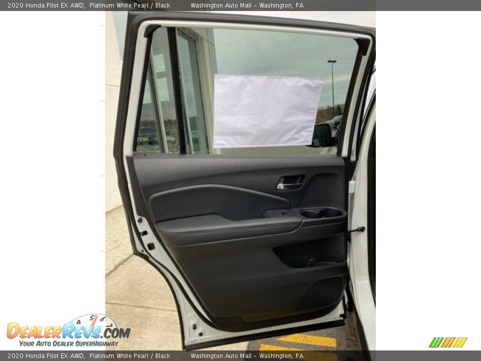 2020 Honda Pilot EX AWD Platinum White Pearl / Black Photo #16