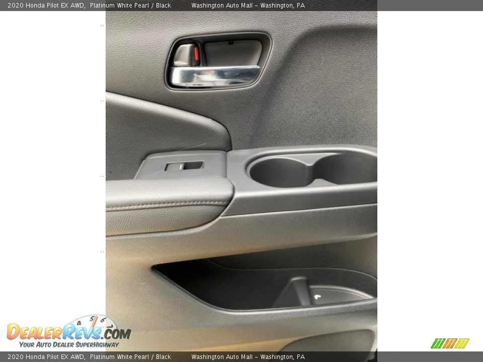 2020 Honda Pilot EX AWD Platinum White Pearl / Black Photo #17