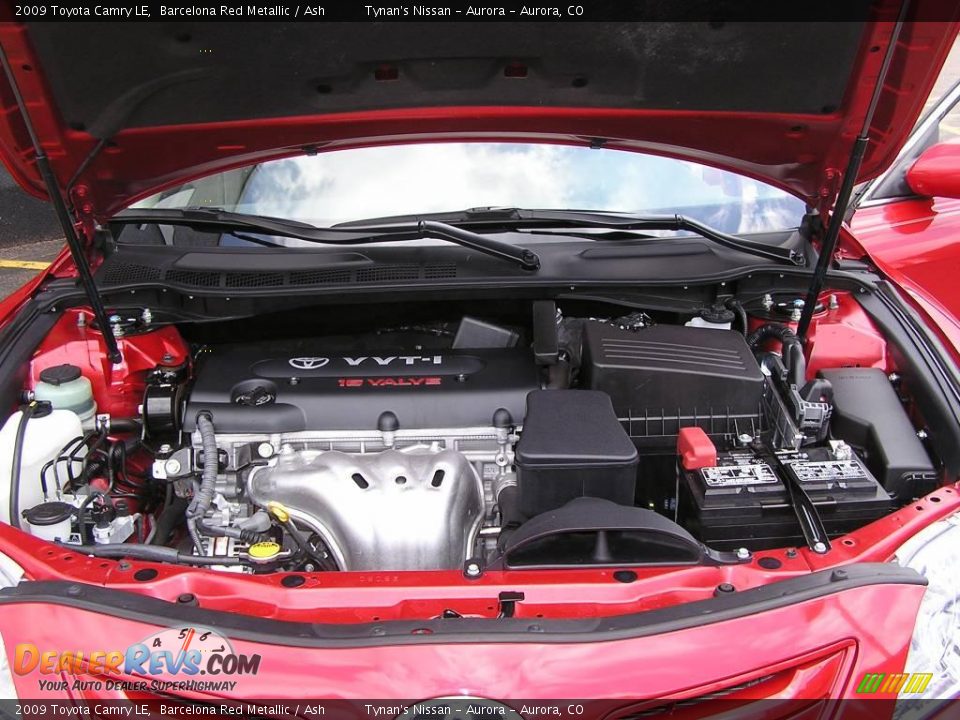 2009 Toyota Camry LE Barcelona Red Metallic / Ash Photo #18