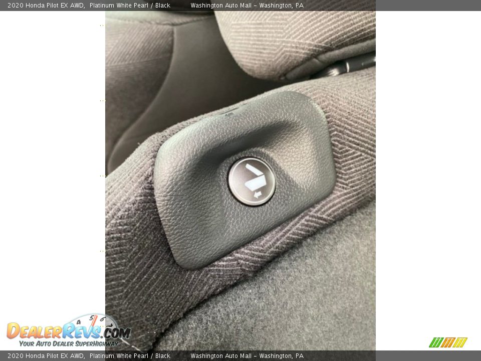 2020 Honda Pilot EX AWD Platinum White Pearl / Black Photo #20