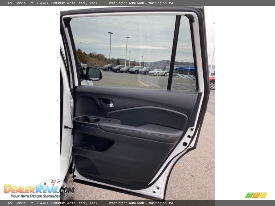 2020 Honda Pilot EX AWD Platinum White Pearl / Black Photo #24
