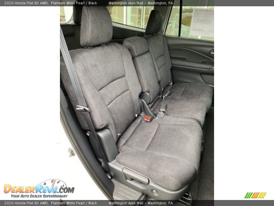 2020 Honda Pilot EX AWD Platinum White Pearl / Black Photo #25