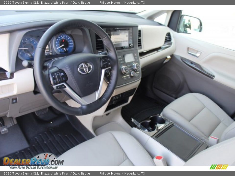 2020 Toyota Sienna XLE Blizzard White Pearl / Dark Bisque Photo #12