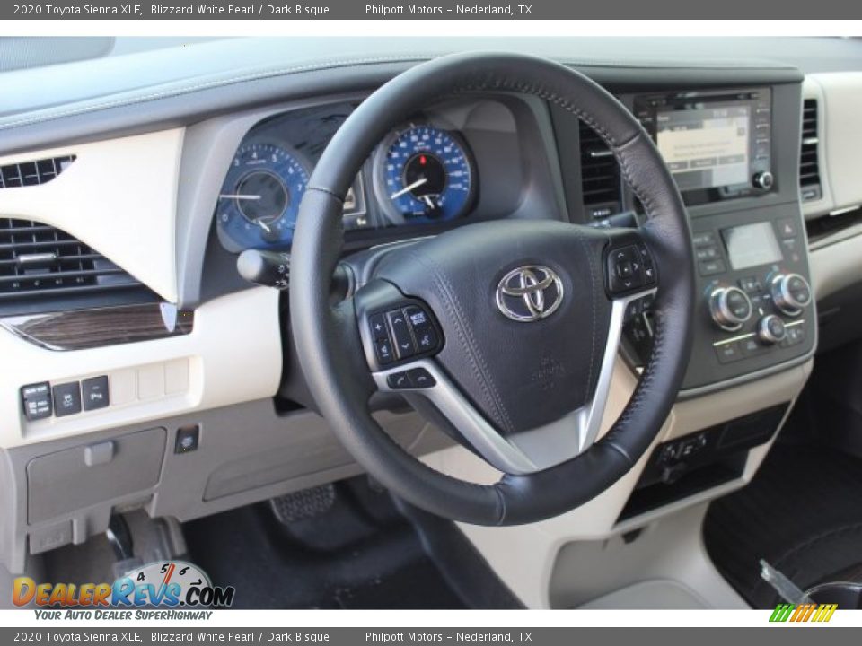 2020 Toyota Sienna XLE Blizzard White Pearl / Dark Bisque Photo #13
