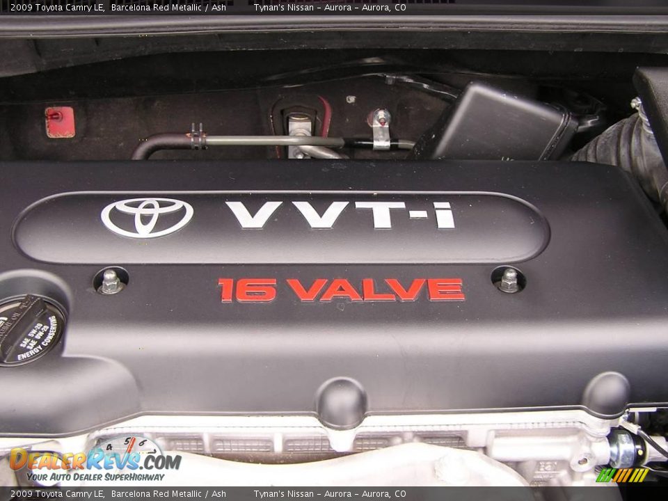 2009 Toyota Camry LE Barcelona Red Metallic / Ash Photo #19