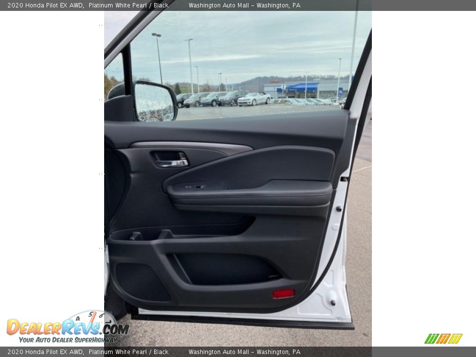 2020 Honda Pilot EX AWD Platinum White Pearl / Black Photo #30