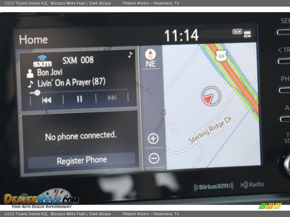 2020 Toyota Sienna XLE Blizzard White Pearl / Dark Bisque Photo #18