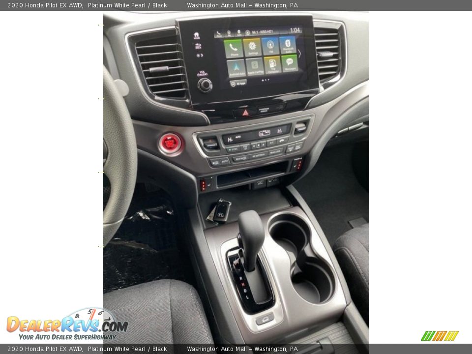 2020 Honda Pilot EX AWD Platinum White Pearl / Black Photo #36