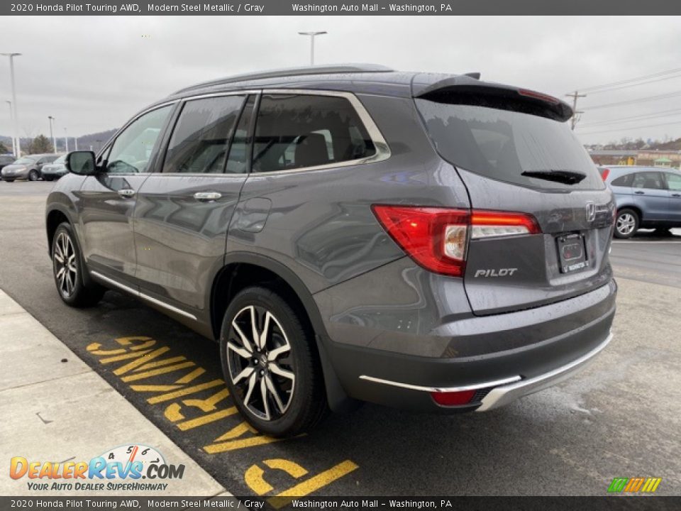 2020 Honda Pilot Touring AWD Modern Steel Metallic / Gray Photo #5