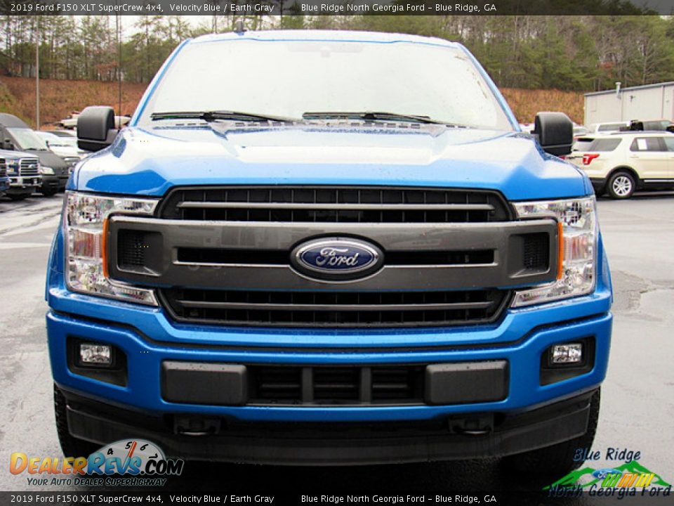 2019 Ford F150 XLT SuperCrew 4x4 Velocity Blue / Earth Gray Photo #8