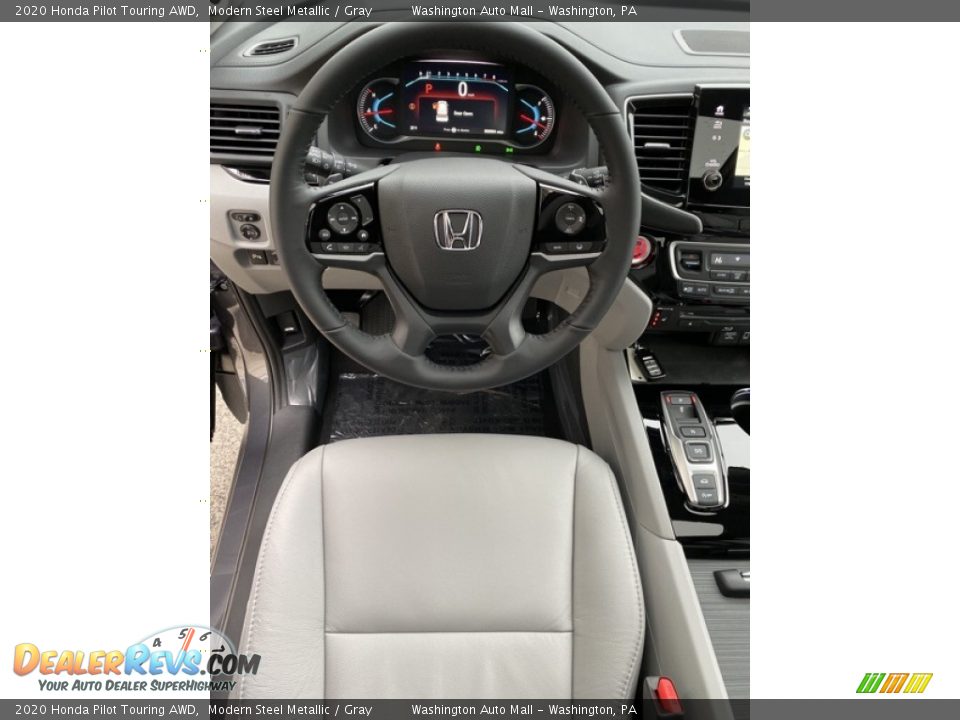 2020 Honda Pilot Touring AWD Steering Wheel Photo #13