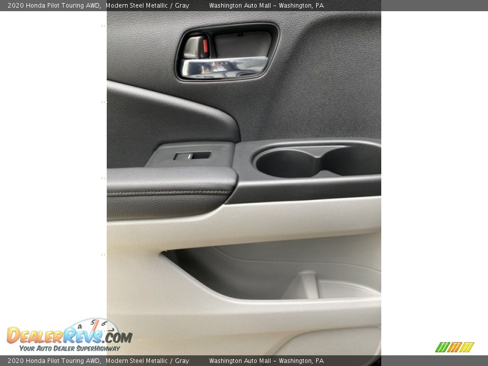 2020 Honda Pilot Touring AWD Modern Steel Metallic / Gray Photo #17
