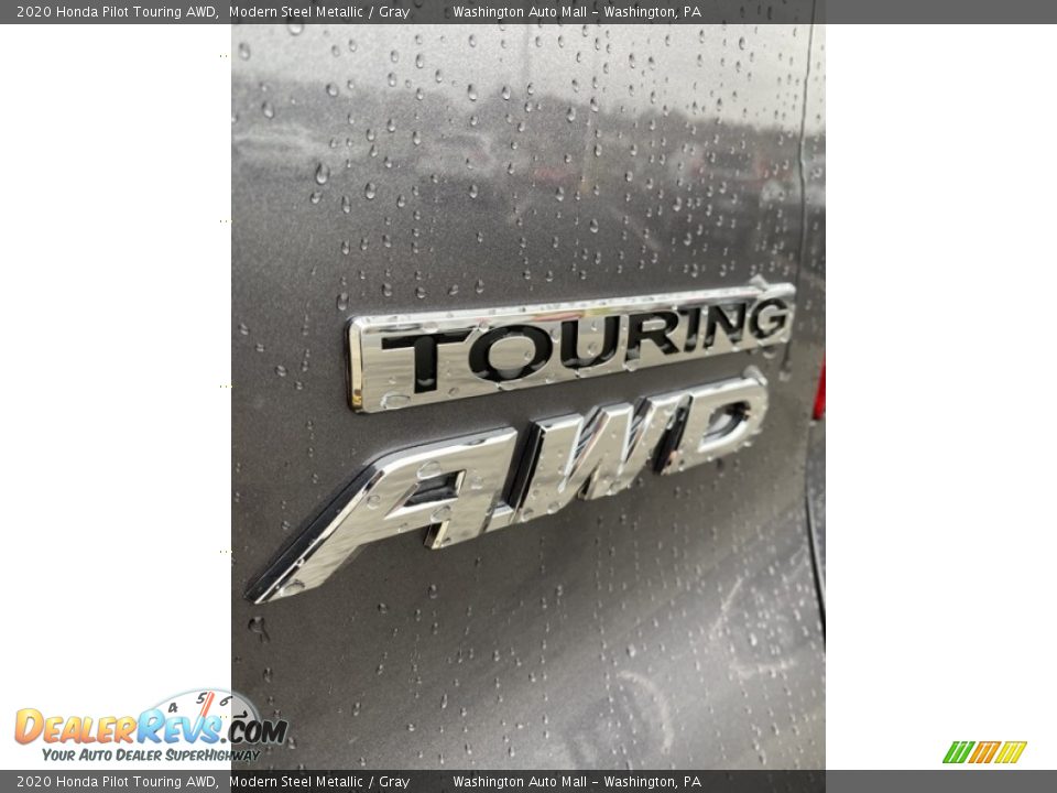2020 Honda Pilot Touring AWD Modern Steel Metallic / Gray Photo #26