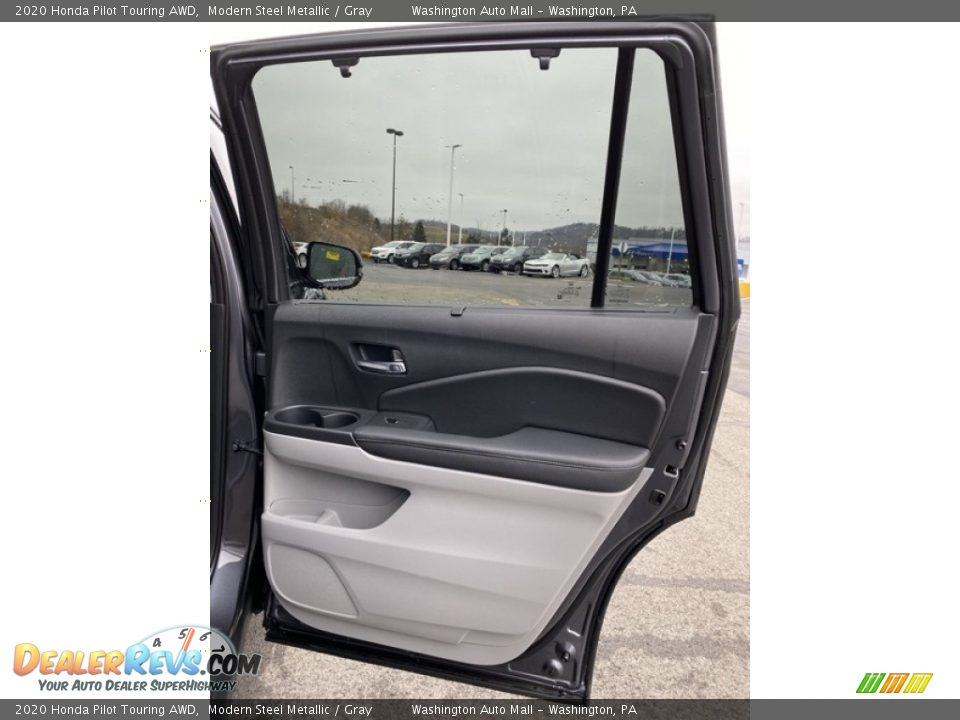 2020 Honda Pilot Touring AWD Modern Steel Metallic / Gray Photo #27