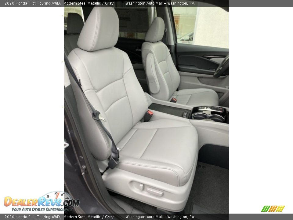 2020 Honda Pilot Touring AWD Modern Steel Metallic / Gray Photo #35