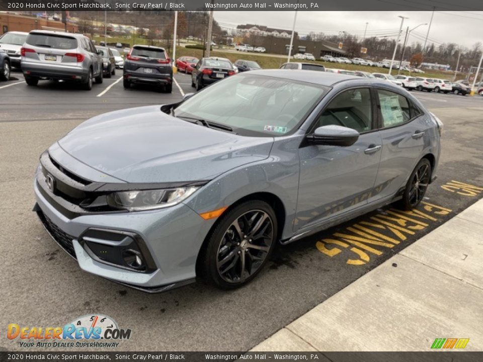 2020 Honda Civic Sport Hatchback Sonic Gray Pearl / Black Photo #4