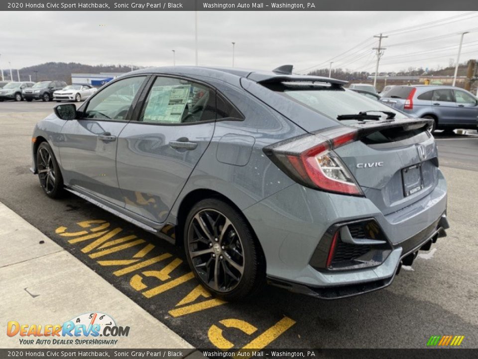 2020 Honda Civic Sport Hatchback Sonic Gray Pearl / Black Photo #5