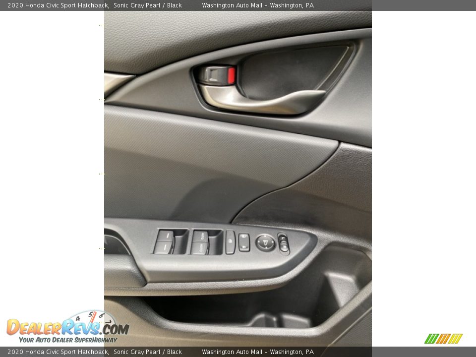 2020 Honda Civic Sport Hatchback Sonic Gray Pearl / Black Photo #11