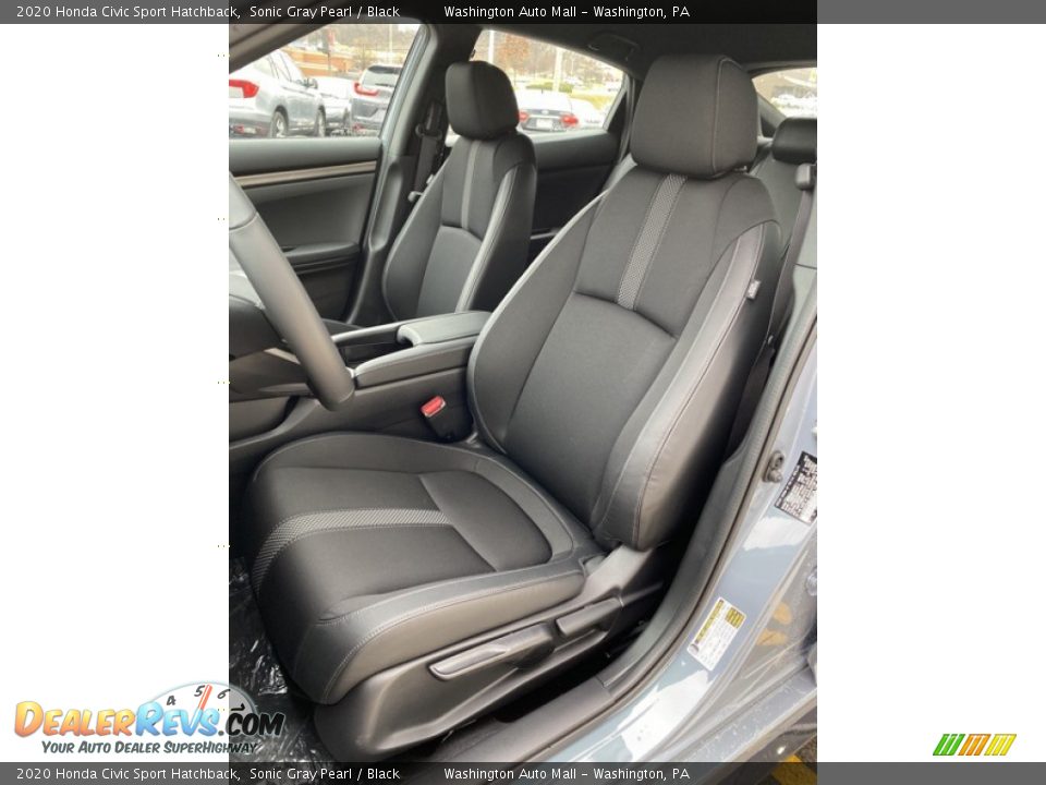 2020 Honda Civic Sport Hatchback Sonic Gray Pearl / Black Photo #14
