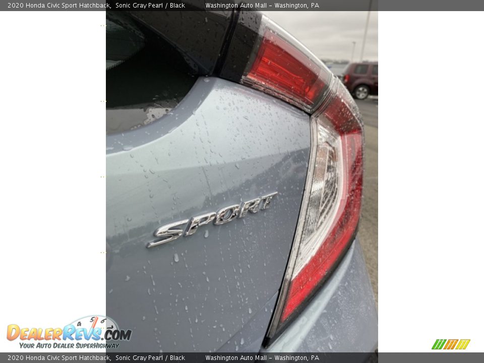 2020 Honda Civic Sport Hatchback Sonic Gray Pearl / Black Photo #22
