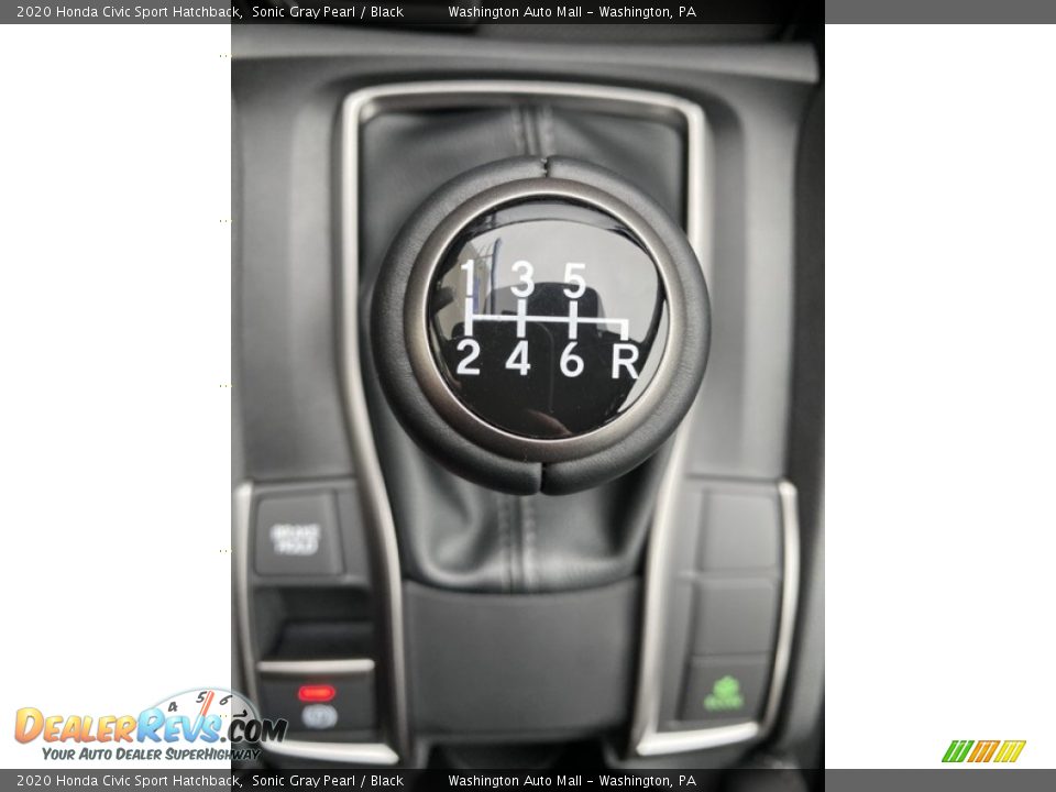 2020 Honda Civic Sport Hatchback Sonic Gray Pearl / Black Photo #36