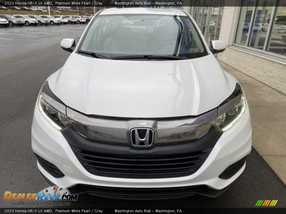 2020 Honda HR-V LX AWD Platinum White Pearl / Gray Photo #3