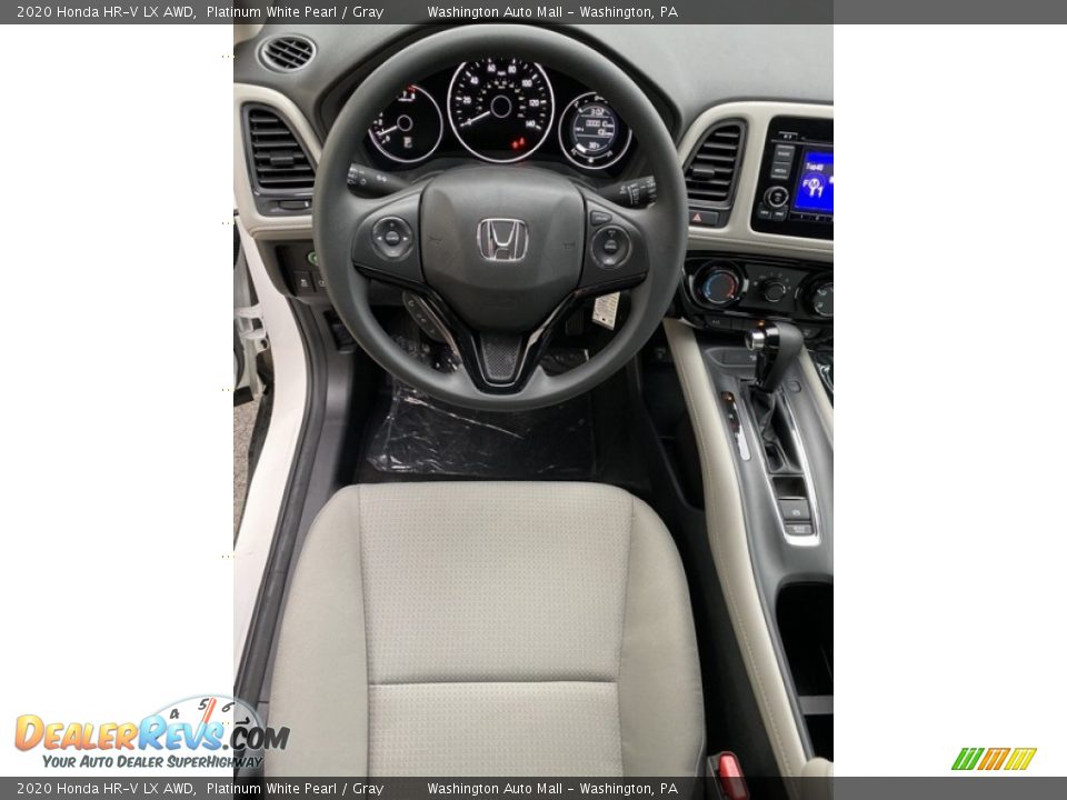 2020 Honda HR-V LX AWD Platinum White Pearl / Gray Photo #13