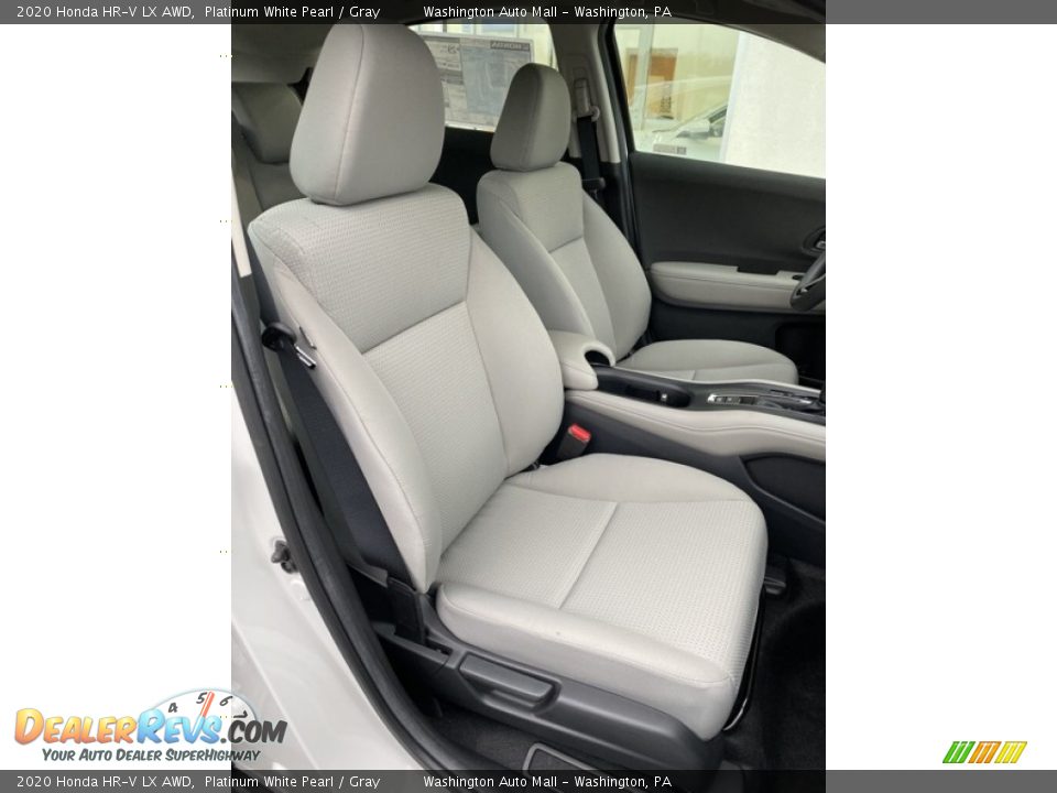 2020 Honda HR-V LX AWD Platinum White Pearl / Gray Photo #27