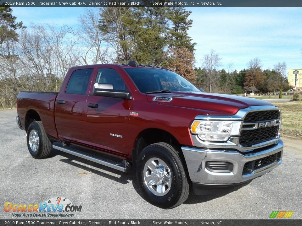 2019 Ram 2500 Tradesman Crew Cab 4x4 Delmonico Red Pearl / Black Photo #4