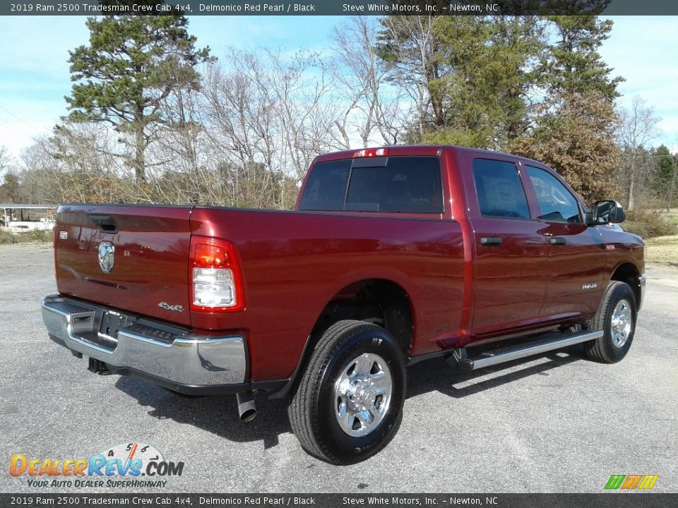 2019 Ram 2500 Tradesman Crew Cab 4x4 Delmonico Red Pearl / Black Photo #6