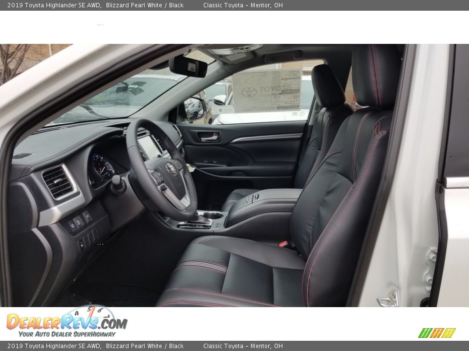 2019 Toyota Highlander SE AWD Blizzard Pearl White / Black Photo #2