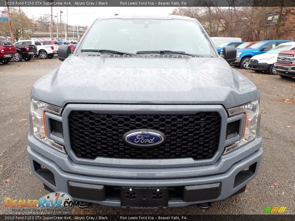 2019 Ford F150 STX SuperCrew 4x4 Abyss Gray / Black Photo #7