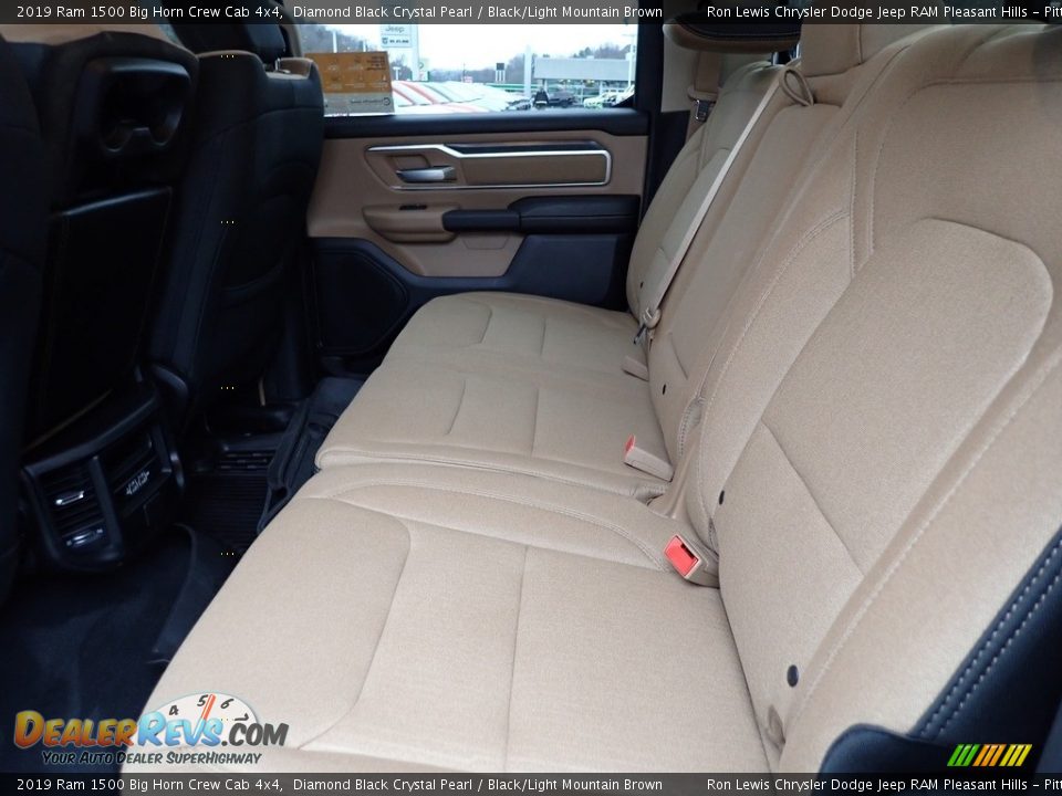 Rear Seat of 2019 Ram 1500 Big Horn Crew Cab 4x4 Photo #11