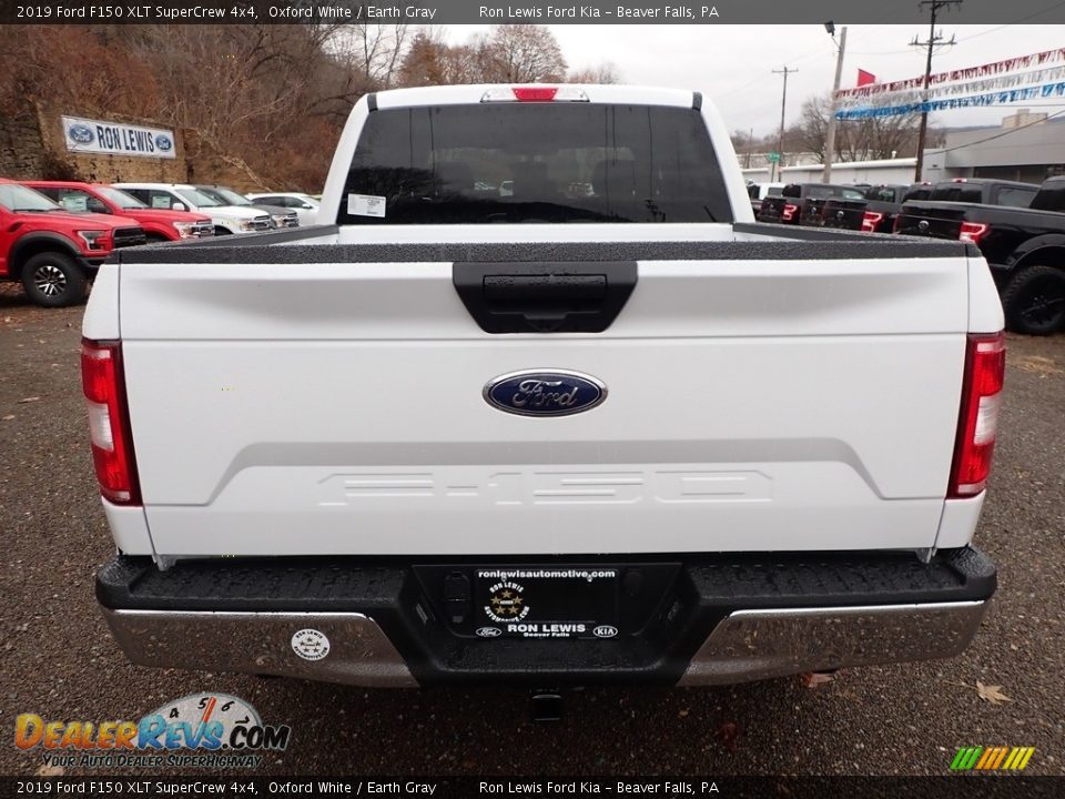 2019 Ford F150 XLT SuperCrew 4x4 Oxford White / Earth Gray Photo #3