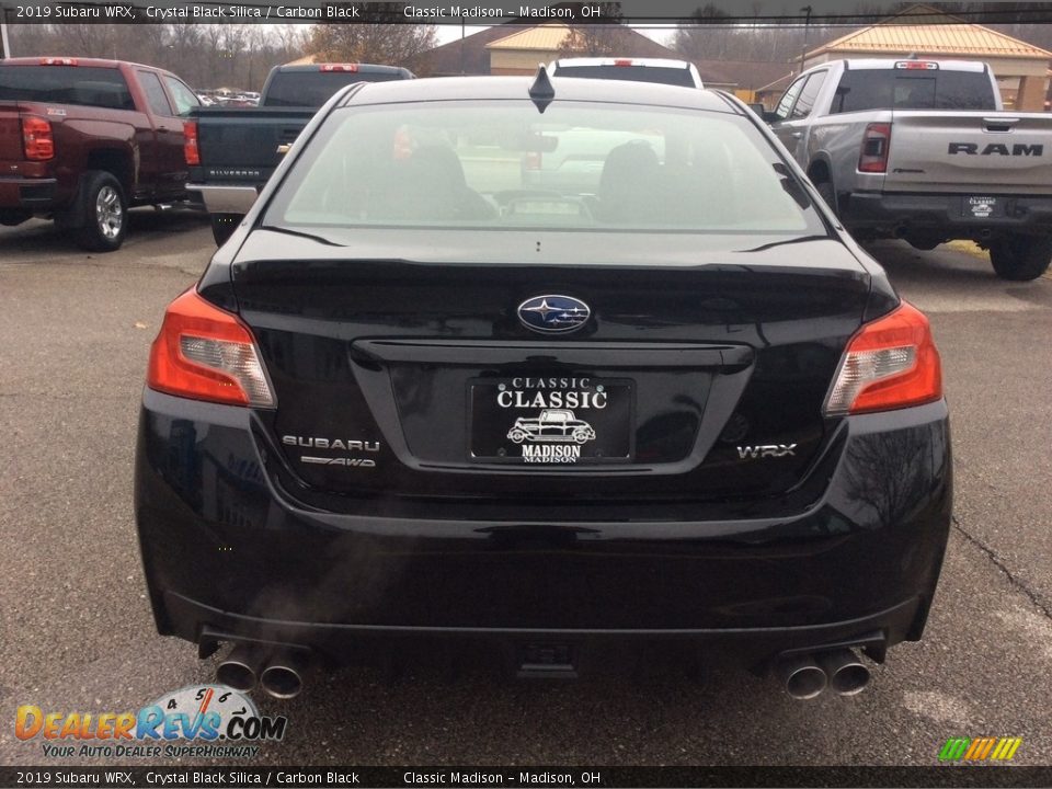 2019 Subaru WRX Crystal Black Silica / Carbon Black Photo #8