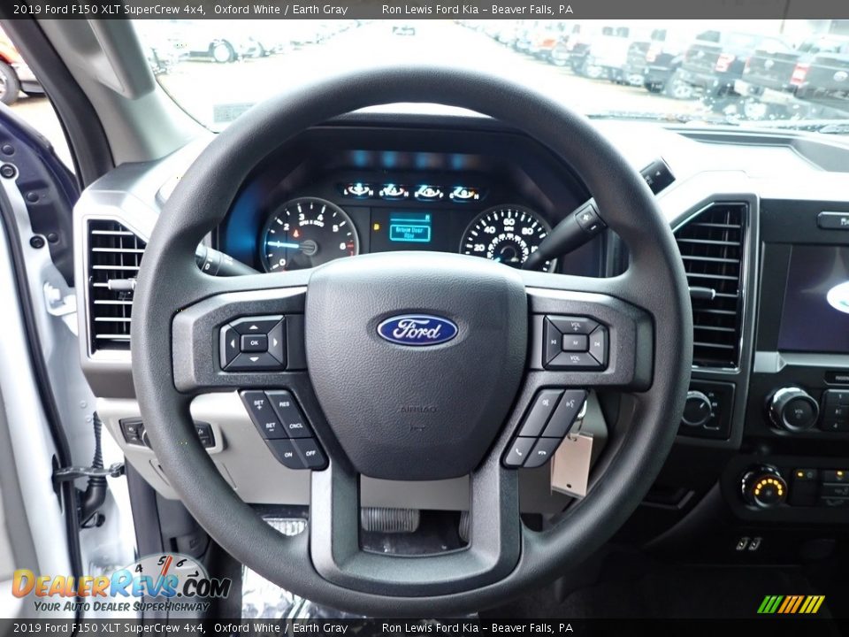 2019 Ford F150 XLT SuperCrew 4x4 Steering Wheel Photo #16