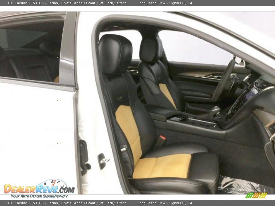 Jet Black/Saffron Interior - 2016 Cadillac CTS CTS-V Sedan Photo #6