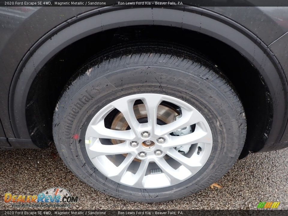 2020 Ford Escape SE 4WD Magnetic Metallic / Sandstone Photo #10