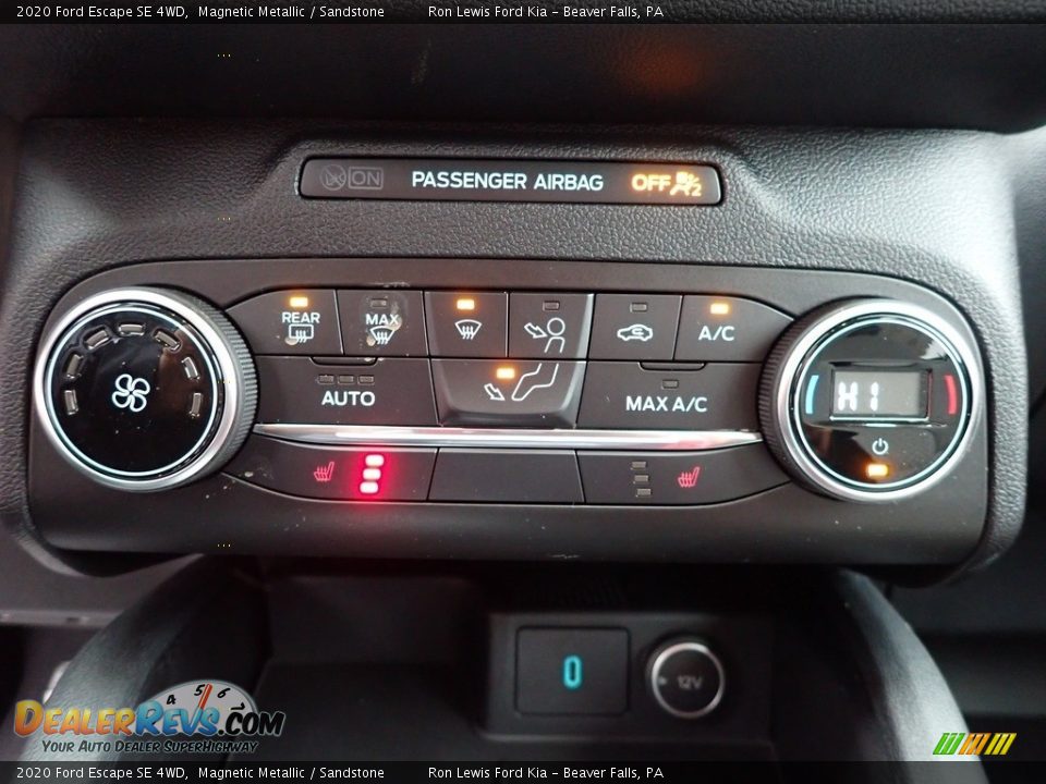 2020 Ford Escape SE 4WD Magnetic Metallic / Sandstone Photo #18
