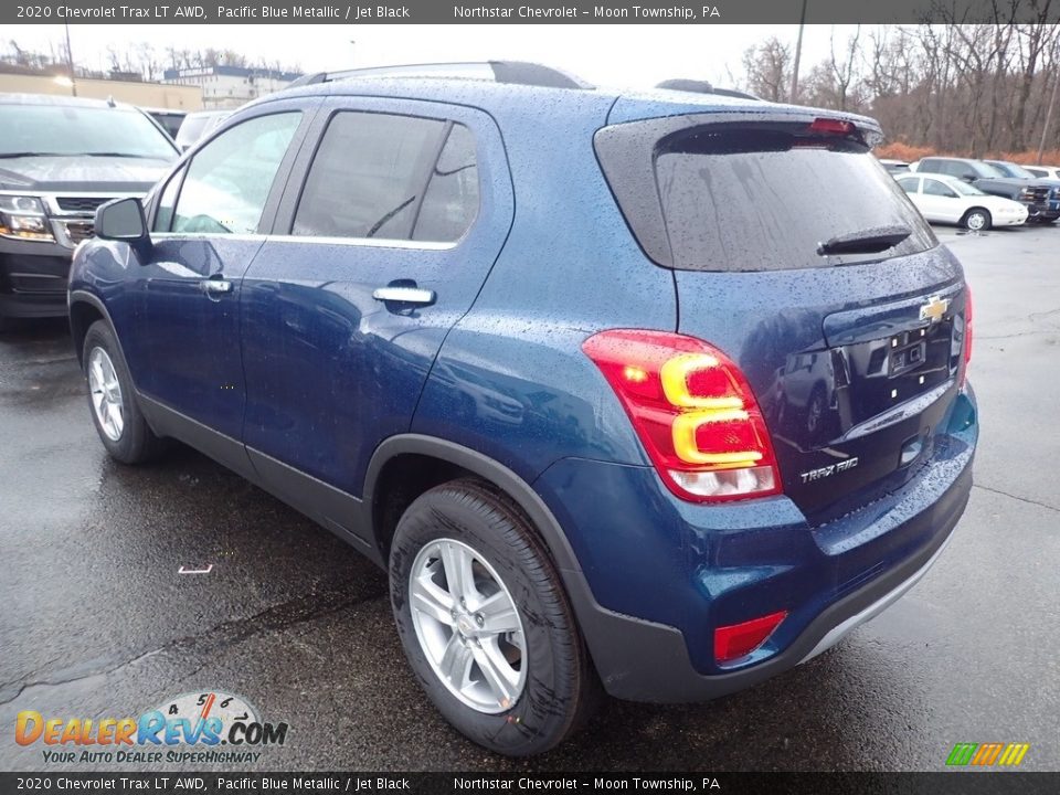 2020 Chevrolet Trax LT AWD Pacific Blue Metallic / Jet Black Photo #3