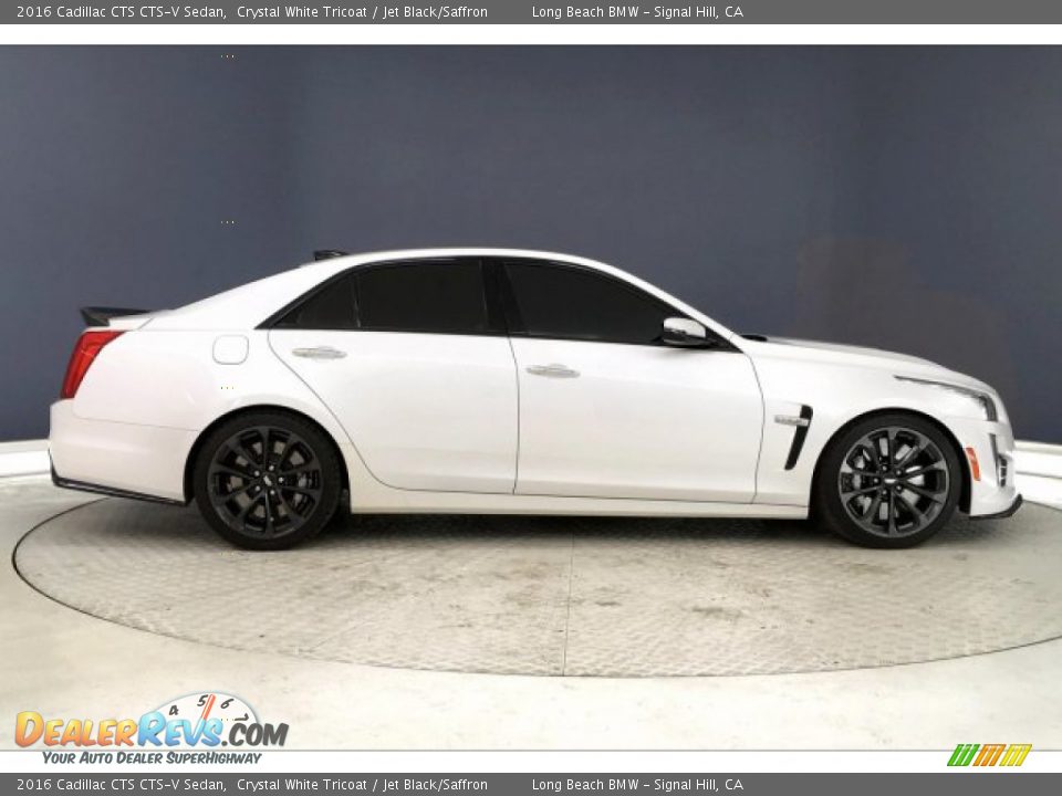 Crystal White Tricoat 2016 Cadillac CTS CTS-V Sedan Photo #30