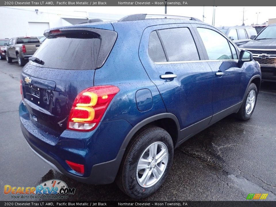2020 Chevrolet Trax LT AWD Pacific Blue Metallic / Jet Black Photo #5