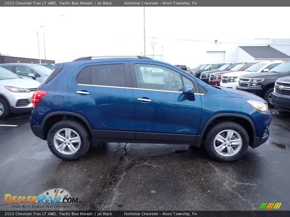 2020 Chevrolet Trax LT AWD Pacific Blue Metallic / Jet Black Photo #6